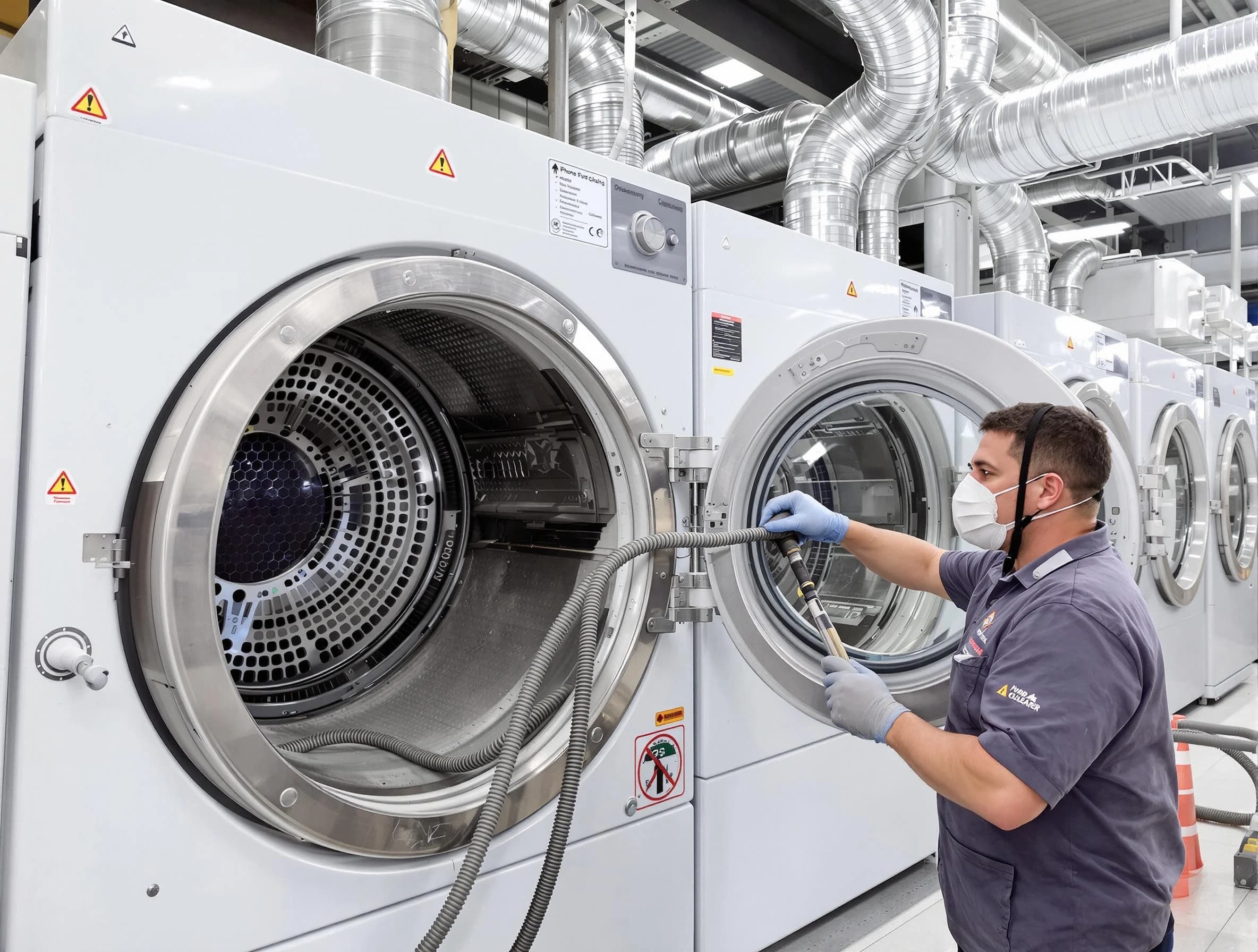 Industrial-grade dryer vent cleaning by Magna Dryer Vent Cleaning in Magna