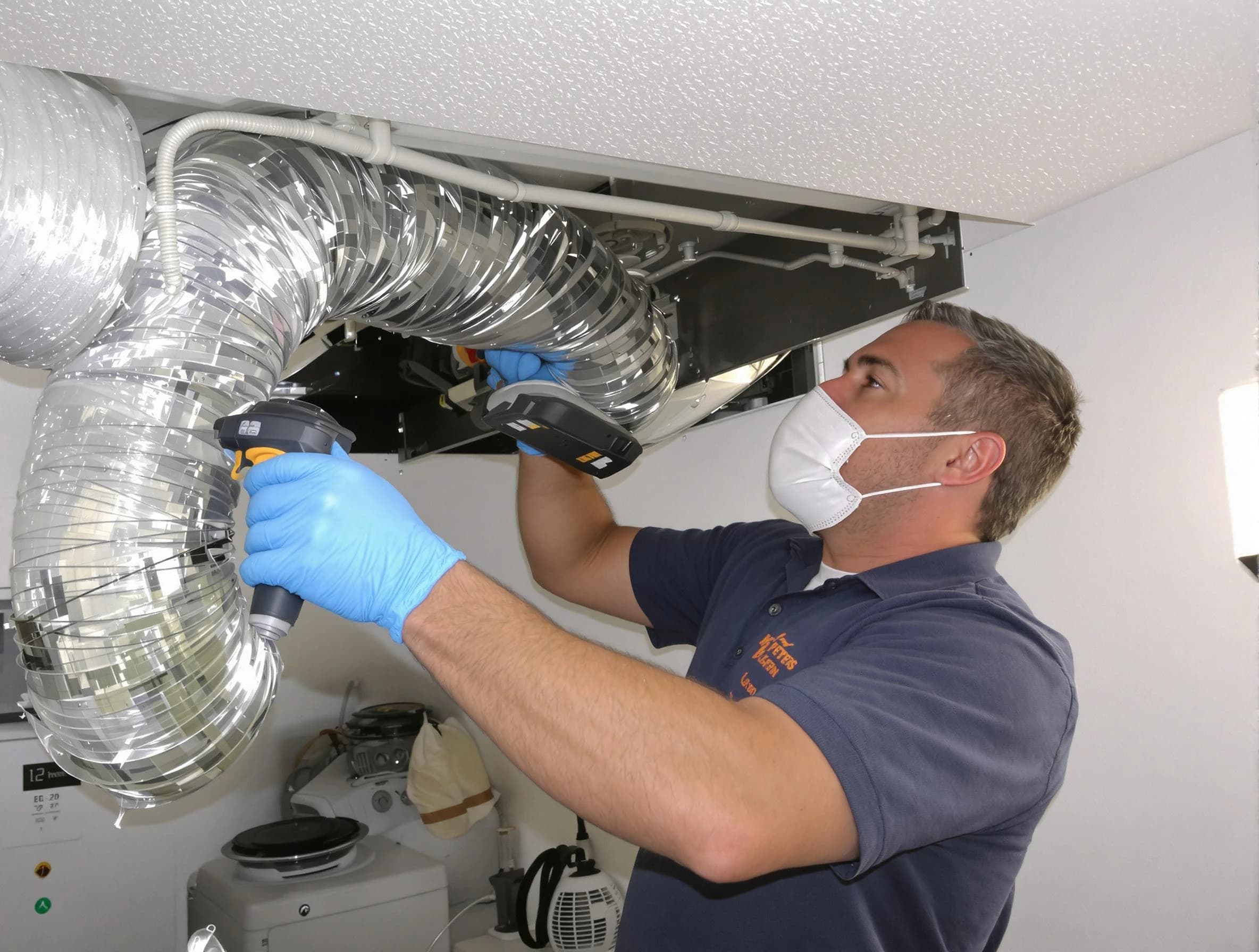 Magna Dryer Vent Cleaning professional performing thorough residential dryer vent cleaning in Magna